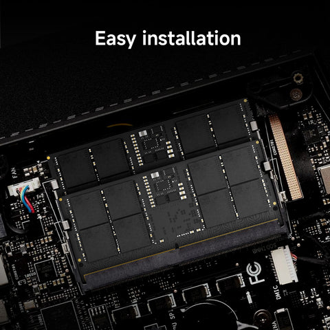 fanxiang SODIMM DDR5 4800MHz RAM 64GB Kit (2 x 32GB),CL40 1.1V SODIMM 262 Pin Laptop Memory Module Ram,Memory for Enhanced Gaming Performance and Smooth Multitasking