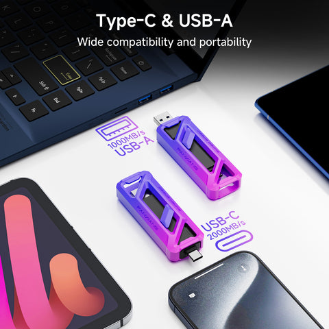 FanXiang USBフラッシュドライブ 512GB FF958 