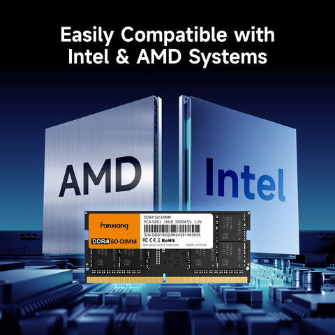 fanxiang SODIMM DDR4 RAM 32GB (2 x 16GB) 3200Mhz, Intel AMD Laptop Memory CL22 1.2V Dual Channel,Ideal for Gaming and Productivity