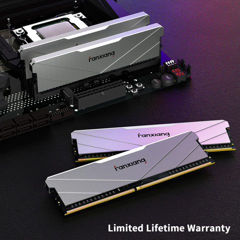 fanxiang DDR4 RAM 16GB (2x8GB) 3200MT/s Desktop Computer Memory,XMP 2.0 Overclockable Memory Module for AMD & Intel Platforms - for Gaming, Streaming, and Professional Work