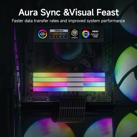 FanXiang RGB DDR5 RAM デスクトップメモリ - 