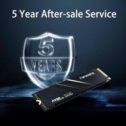 fanxiang S501Q SSD 1TB PCle 3.0x4 Internal Solid State Drive, NVMe M.2 2280 Internal Solid State Drive, SLC Cache 3D NAND Up to 3600MB/s for Laptop and PC Desktops