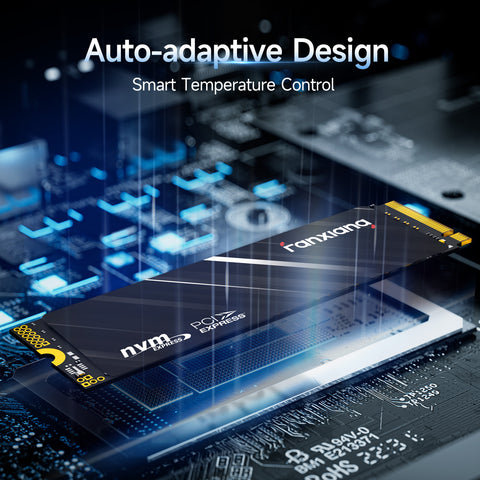 Fanxiang 1TB NVMe SSD PCIe Gen4 M.2 Internal Gaming SSD for PS5, Up to 4800 MB/s, 3D NAND SLC Cache Solid State Drive Upgrade Storage for PC/Laptops S690Q