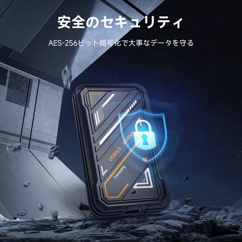 FanXiang 外付けSSD 1TB、最大3800MB/秒 USB 4.0、外付けソリッドステートドライブ、iPhone 15/Pro/PC/ラップトップ/プロフェッショナル/ゲーム用ポータブルSSD Type-C外付けハードドライブ、PS3000 