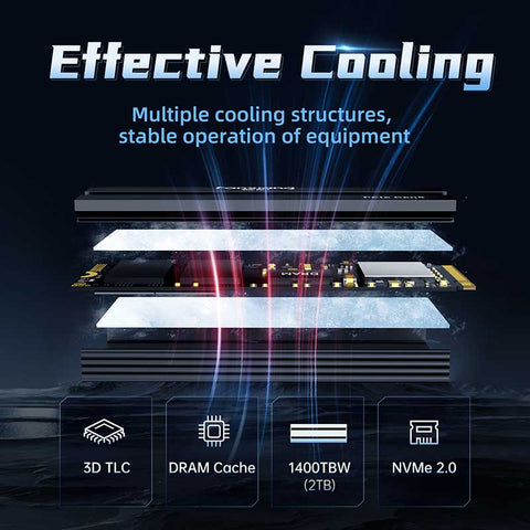 FanXiang S900 Pro PCIe 5.0 NVMe M.2 内蔵 SSD 